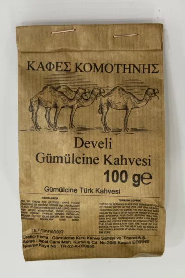 Kafes Komotinis Develi Gümülcine Kahvesi 100 gr